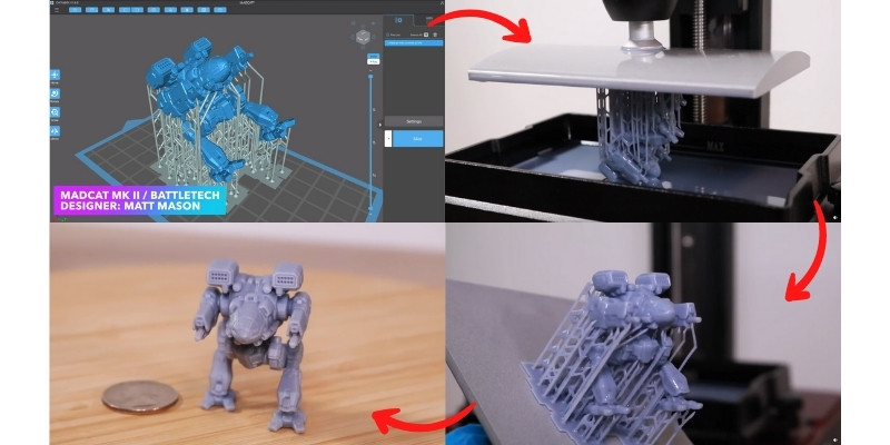 3D Print Miniatures in Resin