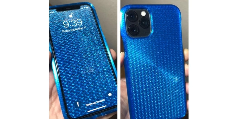 3d printed TPU phone case in gyroid infill