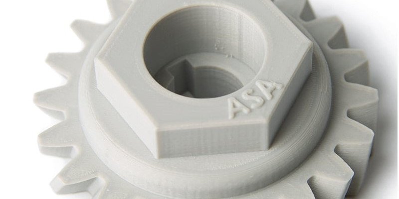 3D printed ASA component