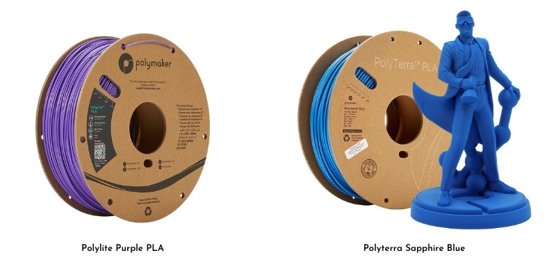 Polymaker PLA - Polylite and Polyterra for 3D printing figurines