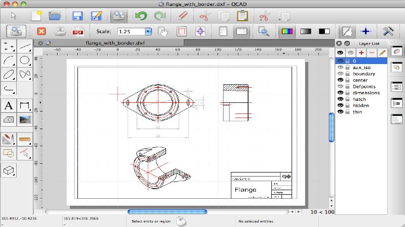 QCAD free 2D CAD software