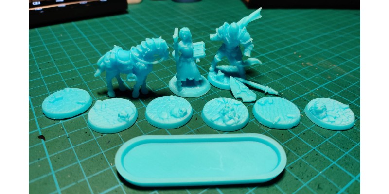 Anycubic Plant-based resin use to 3D prints miniatures