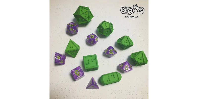 3D Printed Braille Dice