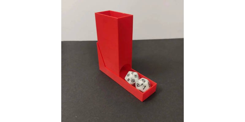 Simple 3D Printed Dice Tower