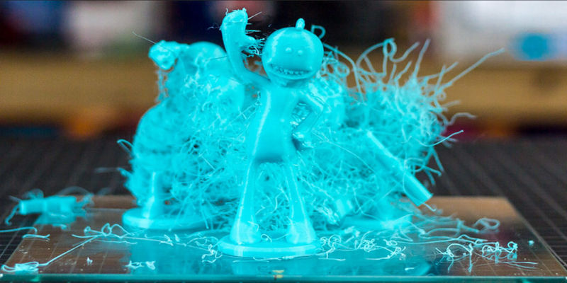 3D filament warp prints
