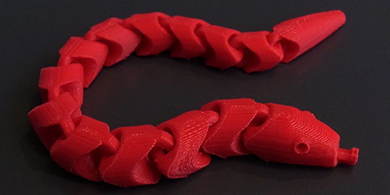 3D Printed Snake Toy