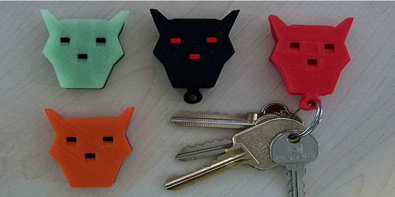3D Printed Keychain whistle Fun