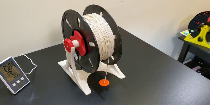 A 3D filament spool holder