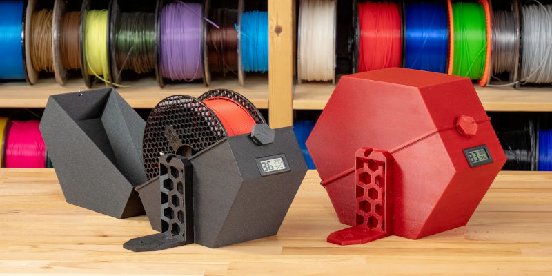 The spool holder and Drybox V2