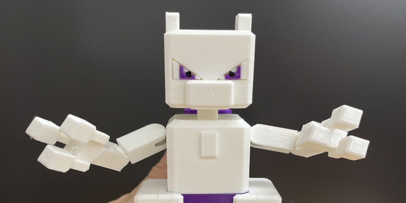 Mewtwo 3D printed model