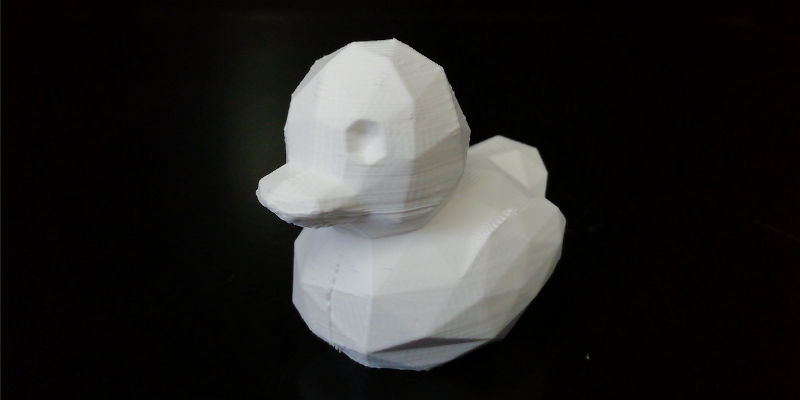 3D printed low-poly duck