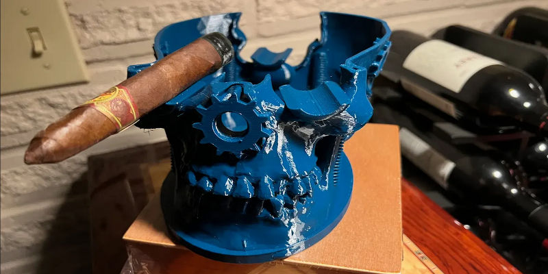 Skull Ashtray for Cigars