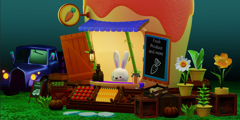 Bunny Market Stall