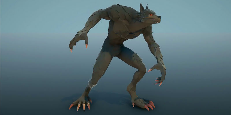 Blender Werewolf Model