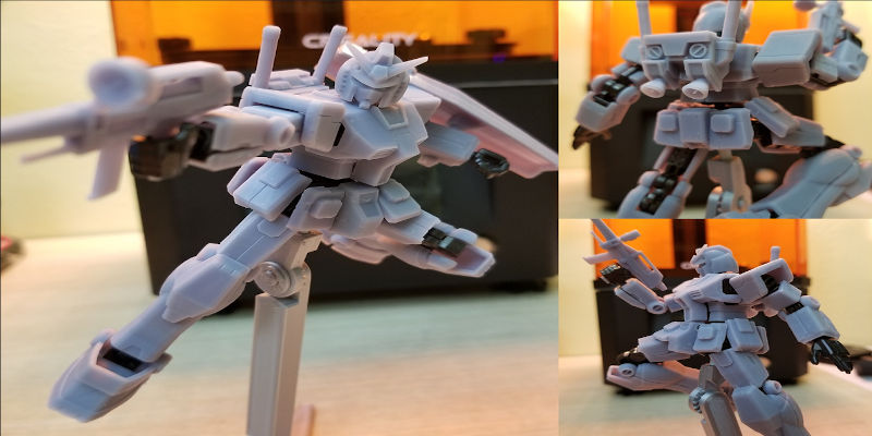 3D Printed Gundam Model Kit