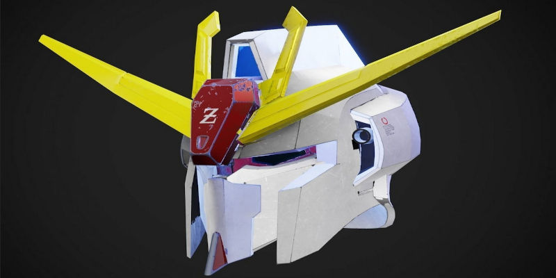 3D Printed Gundam Helmet Cosplay