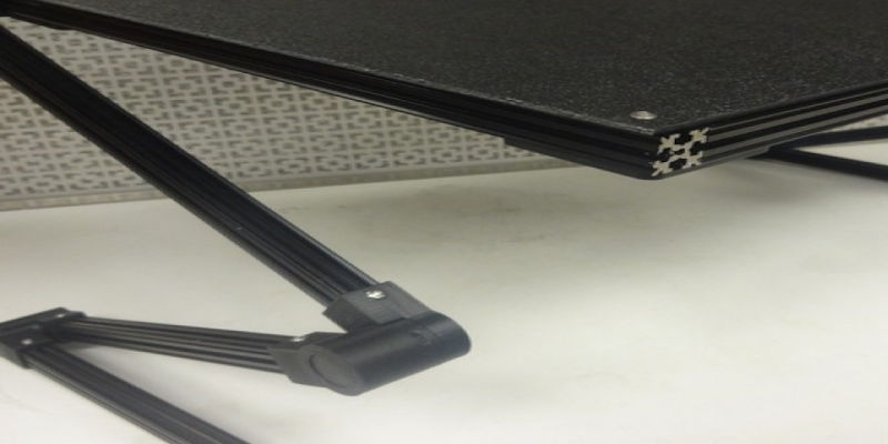 Adjustable 3D Printed Standing Desk for Laptop