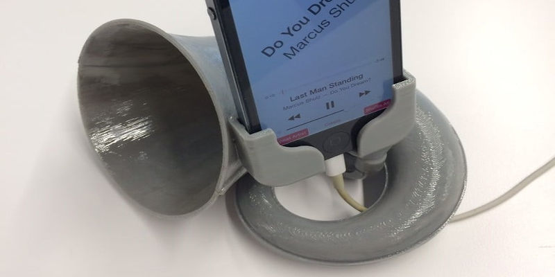 3D Printed Spirula Speaker