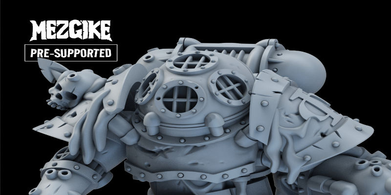 3D Printed Space Marines