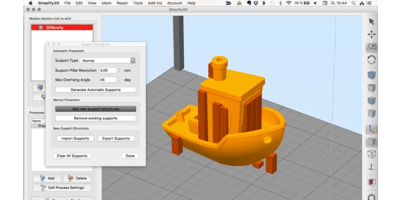 Simplify3D  is best 3D printing software for professional modelers that use MacOS