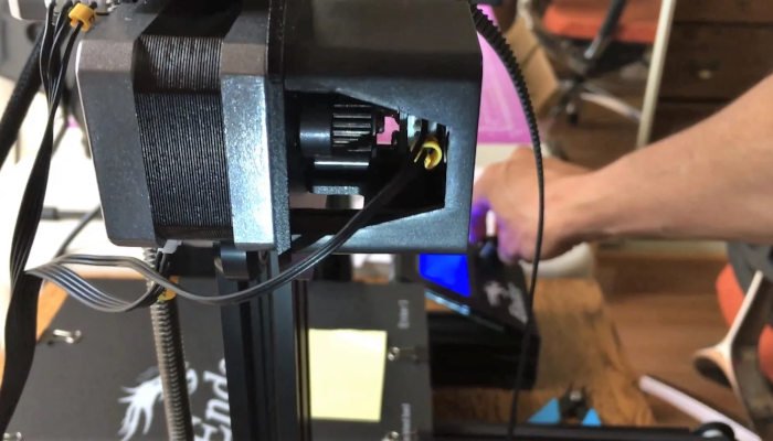 stepper motor part of a 3d printer