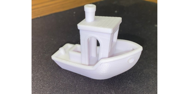 3D printed standard Benchy using Sunlu recycled PLA filament