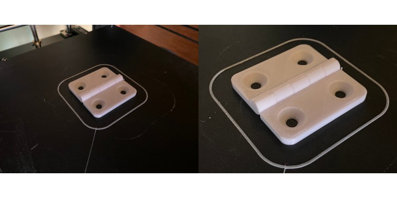 3D printing hinge