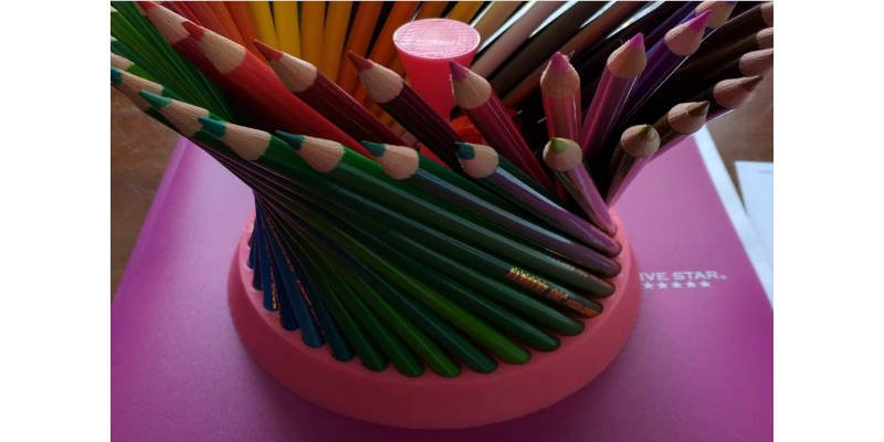 Multicolor Pencil Holder 1