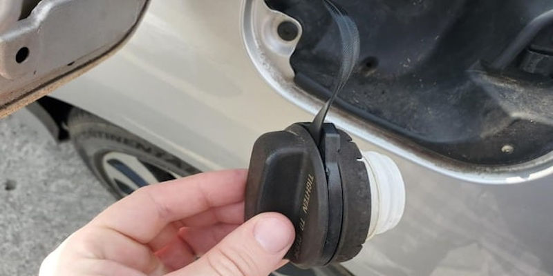 3D printed gas cap tether
