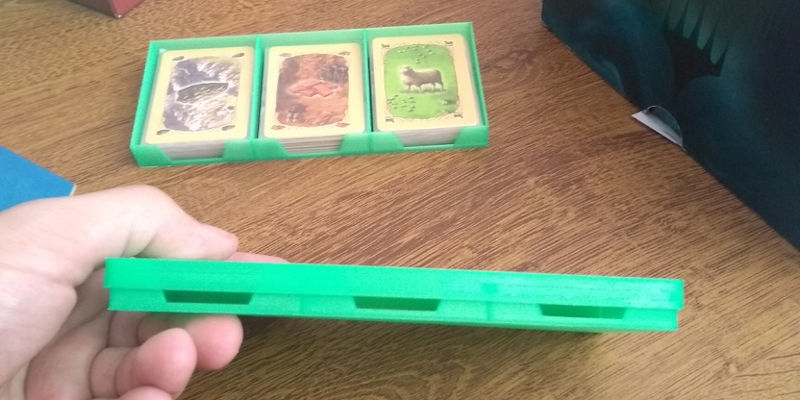 Catan card and coin holder