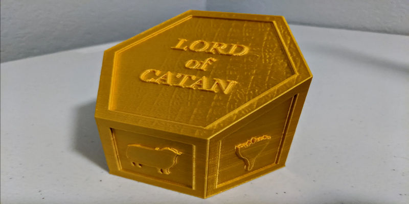 3D Printed Catan Trophy Lord of Catan