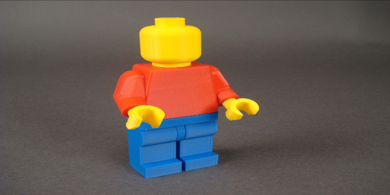 3D Printed Lego Man Blank