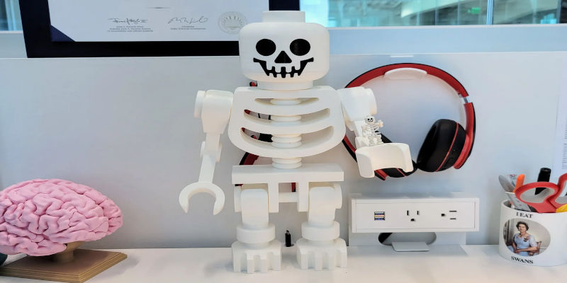 3D printed Lego Skeleton