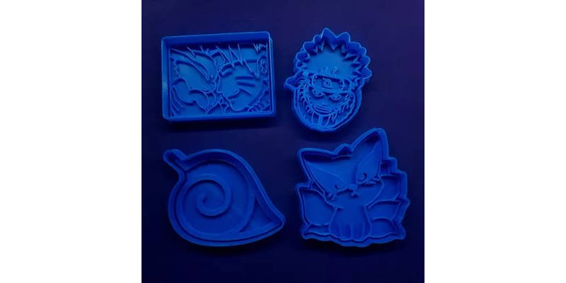 3D Printed Cookie Cutter Naruto Anime