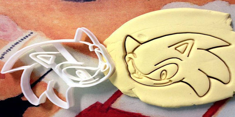 3D Printed Cookie Cutter Sonic the Hedgehog