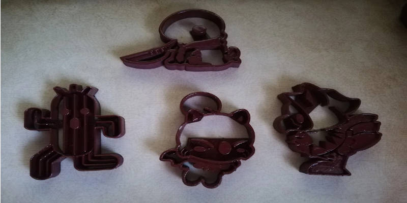 3D Printed Cookie Cutter Final Fantasy Chocobo Tonberry Moogle Cactuar