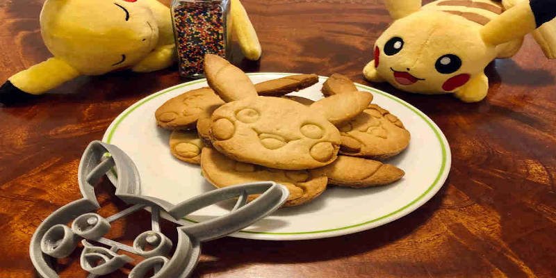 3D Printed Cookie Cutter Pikachu